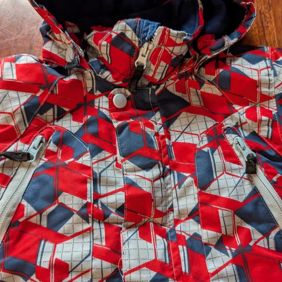 Colorful Geometric Patterned Jacket - Picture 2 of 6